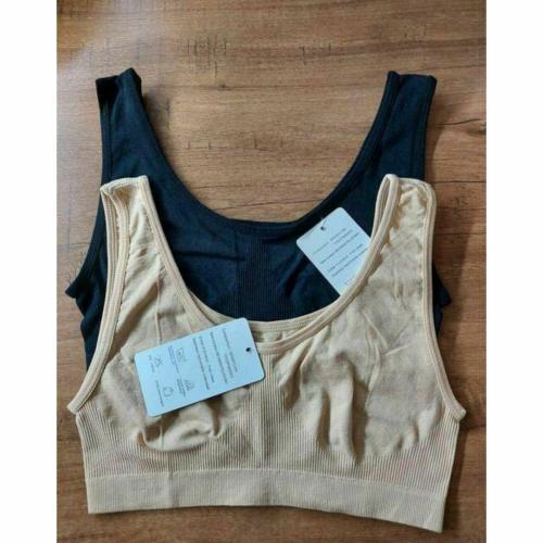 Niort Fashion Women's/ Girls Beginners Bra/Crop top/Inner Slip ( pack of 3 ) BLACK,WHITE,SKIN