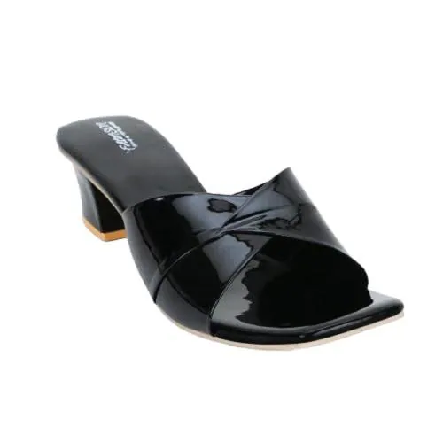 FABYCARRY Women Stylish Fancy Heel Sandal | Women Heel Slipper | Sandal for Women | Casual Heel Sandal for Party | Women Footwear