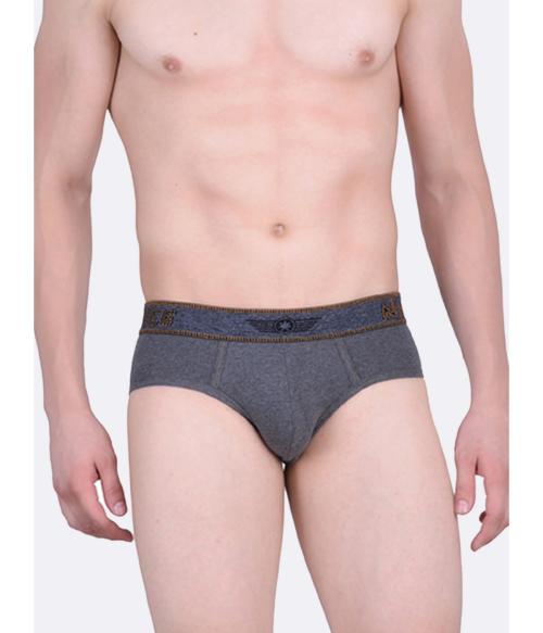 FORCE NXT Men's Assorted Self Design 100% Cotton Briefs