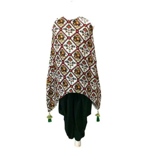 Aglare Girls White Salwar Suit Sets 13-14 Y