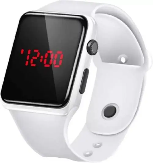 Viser New Led Digital Watch - For Boys, Girls, Men & Women -White Digital Watch