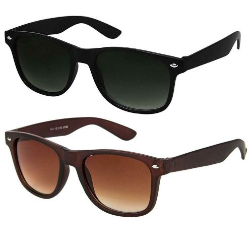 ELEGANTE Multicolor Sunglasses For Men (Pack Of 2)