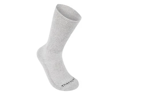 MONTAC LIFESTYLE Diabetic Socks - Helps In Diabetic Neuropathy - Reduction Of Gangrene Chances - Increase Blood Circulation.(Full Length - Grey) (Pack of 1)