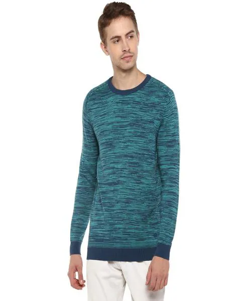 Red Chief Tortoise Full Sleeve Texture Regular Fit Cotton Casual Sweater for Men