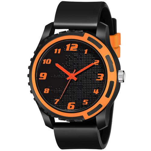 Acnos Analog Black Dial Multicolor Strap Watch For Men - (AC-MT-110)