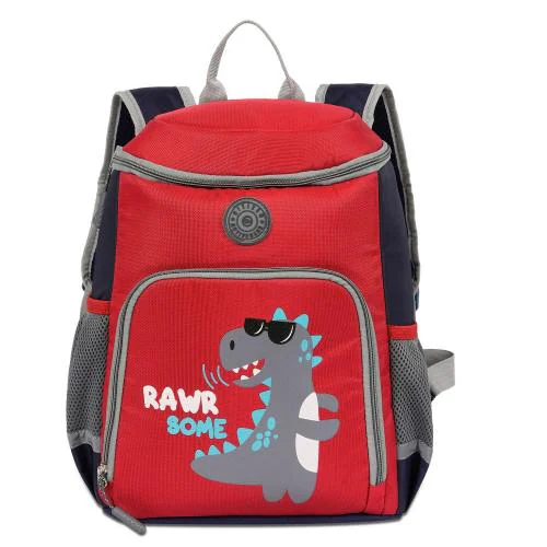 Citizen Apollo Kids School Backpack | 15L Polyester Unisex Casual Backpack/Daypack/Travel Backpack/School Bag for Boys & Girls - Red