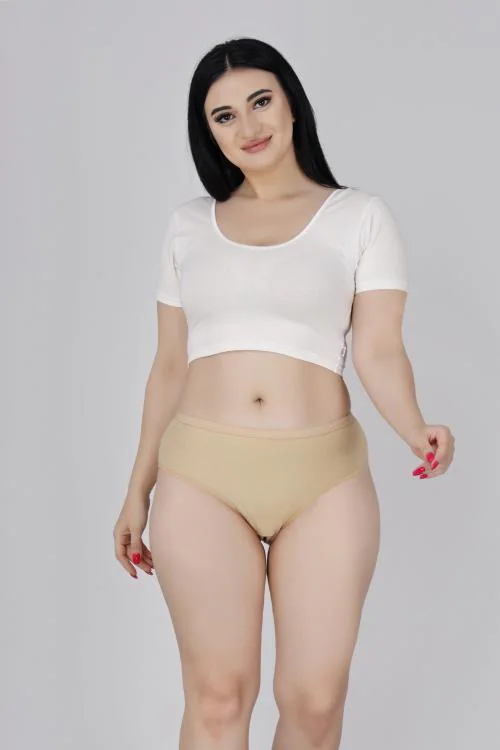 Buy FEMULA Stretch Cotton, Mid Waist, Full Coverage Hipster Panties for  Girls and Women (Colour LIGHT_SKIN) Size L Online at Best Prices in India -  JioMart.