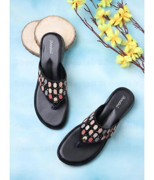 Buy Shoestail Black Flats Online at Best Prices in India - JioMart.