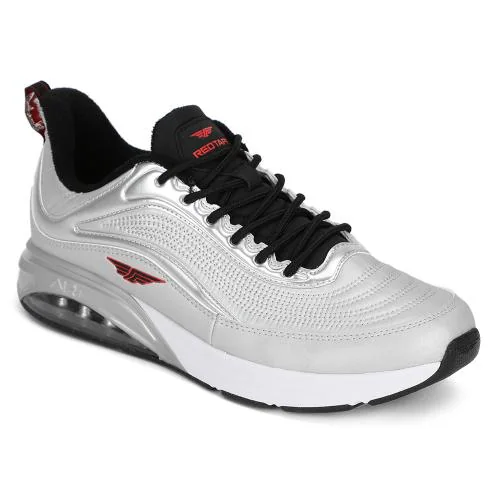 Red Tape Men Grey And Silver Walking Shoes