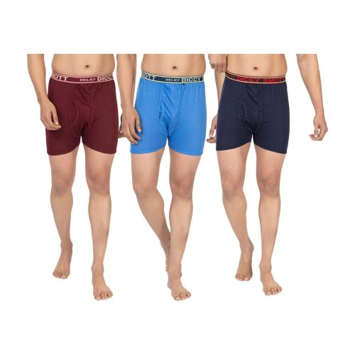 Zenthreads Solid underwear for men combo (Pack of 3)
