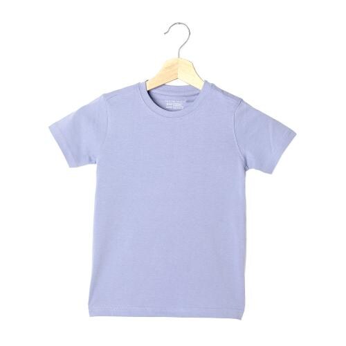 GetStocked Solid Boys Cotton -T-Shirt (purple) - 3-4 Y