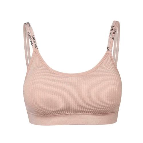 SENECIO Pink / Peach Wire Free Sports Bra