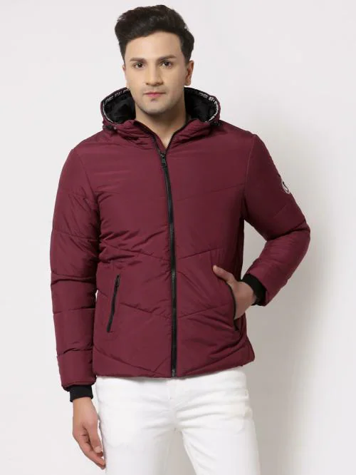 Red Tape Men's Burgundy Jacket