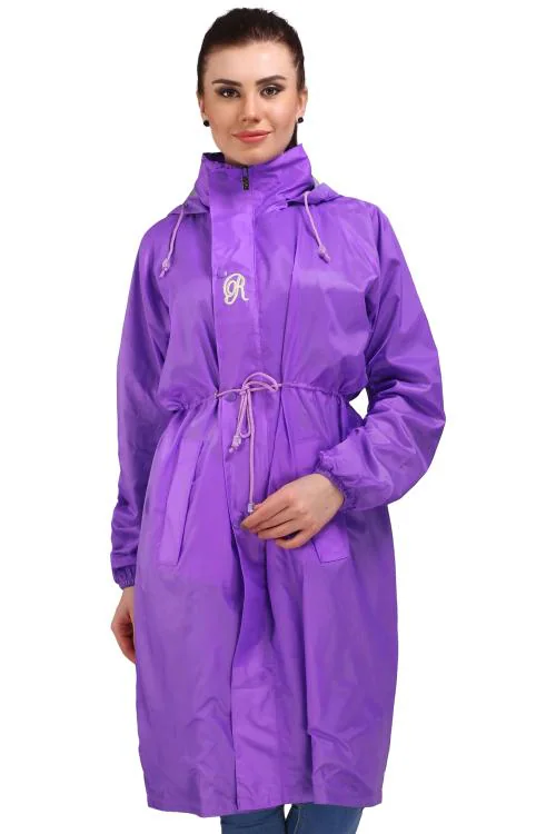 Buy Real Scooty Coat Zipper & Snap Reversible Long Raincoat Full