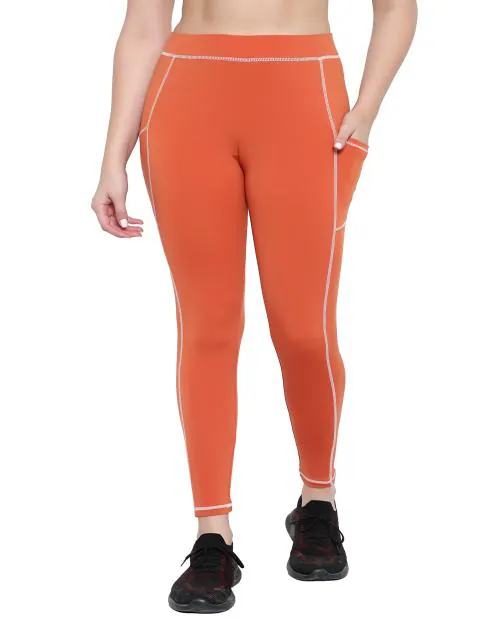 Buy DIAZ Women Yoga Track Pants Gym Leggings Tights with 2 Side