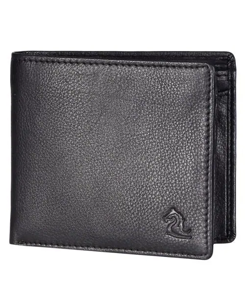 KARA Men's Genuine Leather Brown Wallet Bi Fold Wallets for Men with 8 Credit Card Holder Slot