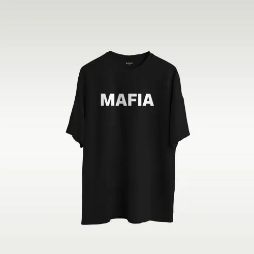 BOFRIKE Mafia Oversized T-shirt For Men
