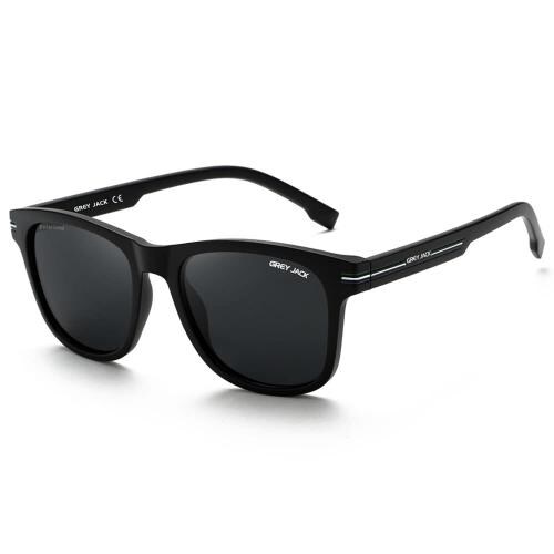 Buy Grey Jack Black Retro Polarized Sunglasses For Men And Women