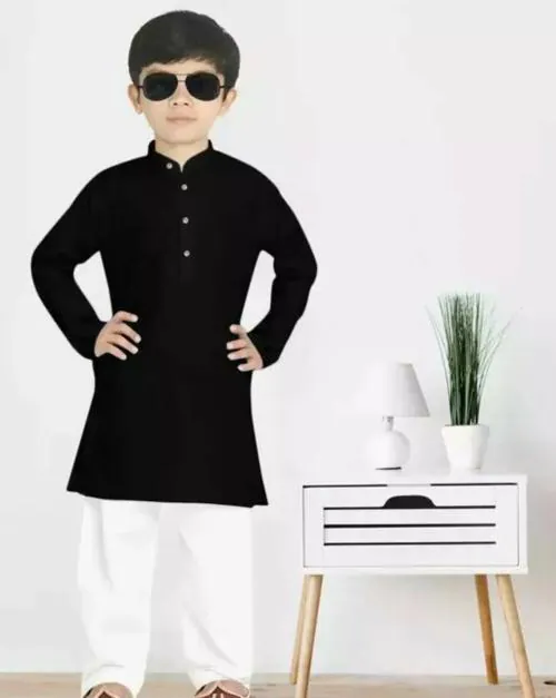 DIGIMART Cotton Full Sleeves Kurta Pyjama Set For Boys