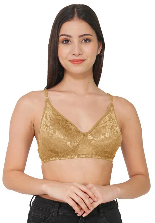 Madam Fancy Lycra Full net Designer Girls/Women's Bra