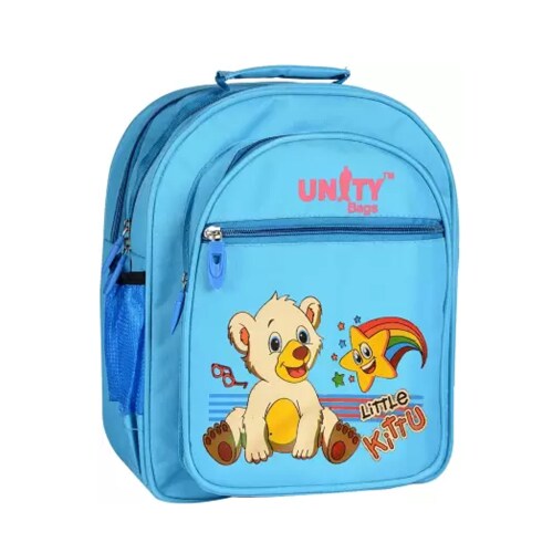 Unity Bags Cartoon Print Kids School Bag for Boys / Girls- Blue - JioMart
