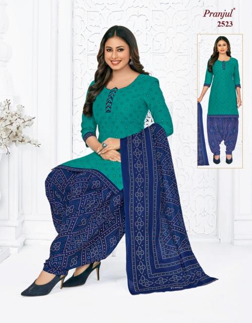 PRANJUL READYMADE COTTON CHURIDHAR L 2523