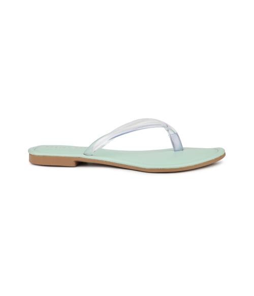 Design Crew Green Flat sandals