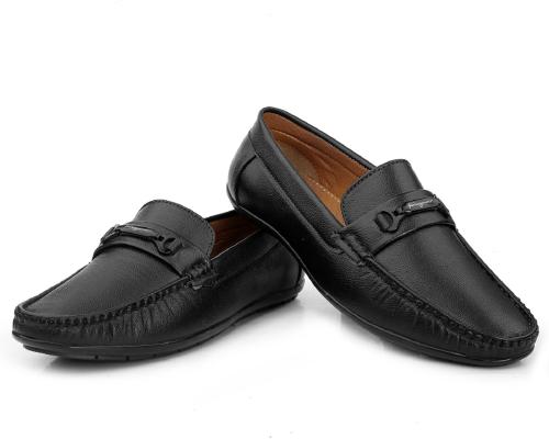 Buy JETFIGHTER Stylish & Premium Quality Loafers For Men (Black) Online ...