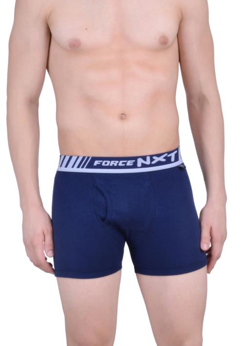 FORCE NXT Men's Assorted Self Design 100% Cotton Trunks