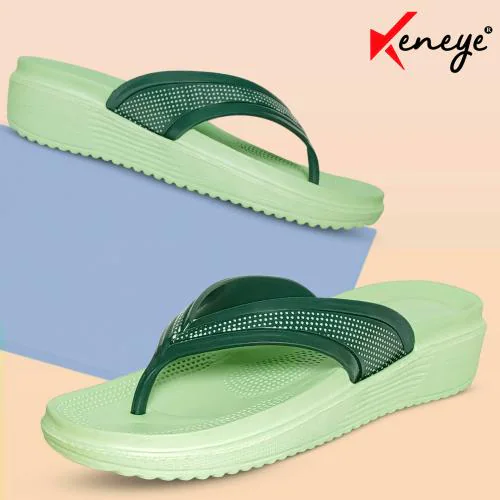 Keneye Fashion Comfortable Daily Use Slip On EVA Slippers For Women's Extra Soft & Lightweight Flip Flops