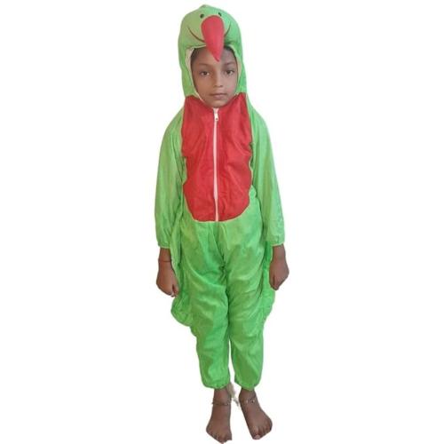 Indyragie Birds Costume for Kids Fancy dress for kids Parrot (Green)