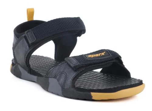 Sparx Black sandals-clogs Men SS-128