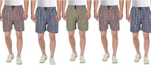 Awala Fashion Awala Fashion Men's Cotton Shorts Boxers, Pack of 5 - Multicolor