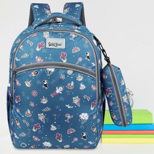 GOLD STAR Green Polyester Laptop Backpack 35 L
