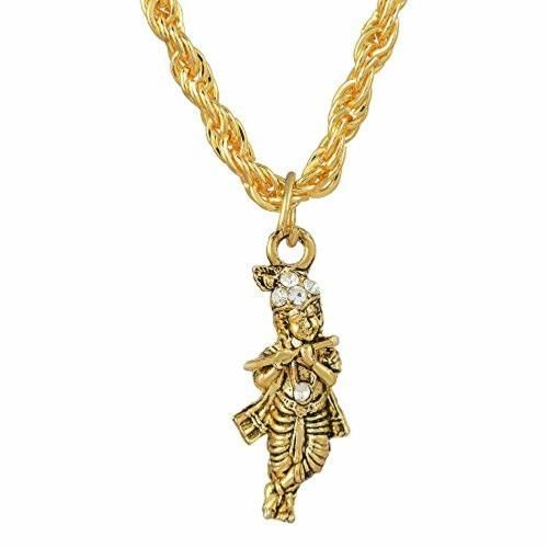 Buy ZUMRUT MAKING YOU A STYLE SENSATION Gold Plated Brass Lord Krishna