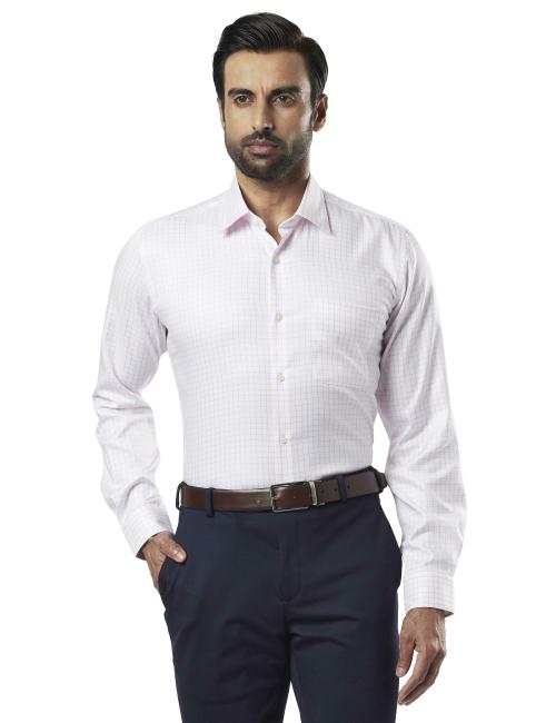 Raymond Men Light Red Formal Shirt