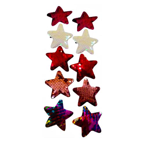Myra Collection Sequins Star Glitter Sparkle Hair Clips for girls set