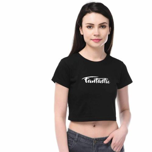 Tik Tok WEARS Casual Printed Women Black Top ()