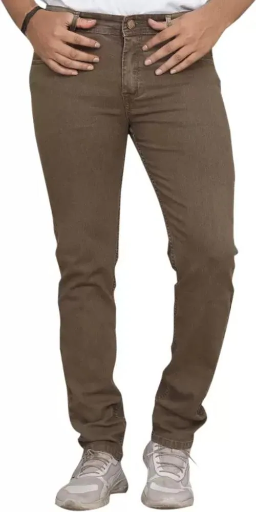 RIG BONE Men Jeans Slim Mid Rise Beige Jeans 36