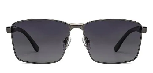 VINCENT CHASE EYEWEAR Polarized Full Rim Grey Sunglasses Men and Women Large VC S13969