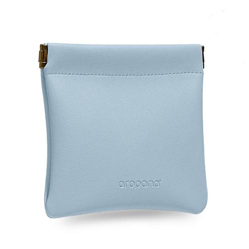 Buy Aropana Self Closing Leather Purse Portable Pouch LIGHTBLUE