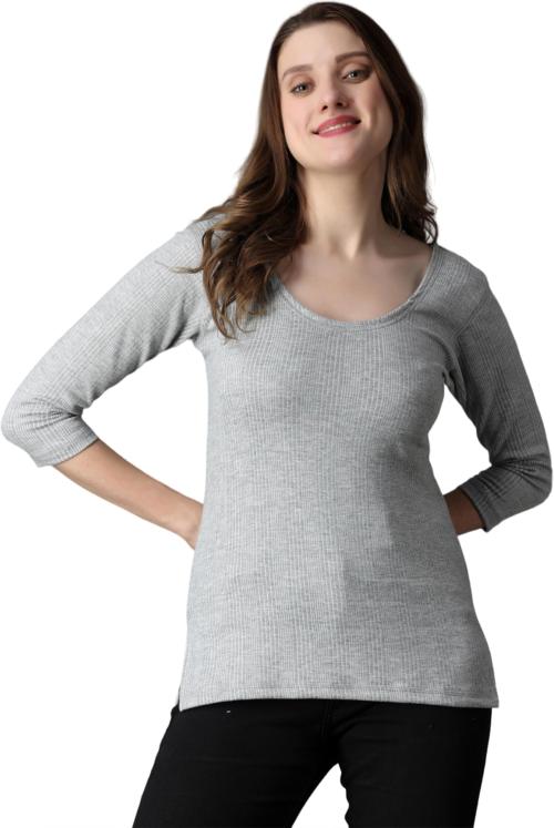 Wearslim Women Cotton Blend Thermal Top