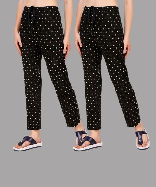 Christy World Women Multicolor Printed Pack of 2 Pyjamas