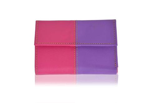 Butterflies Womens Pink Wallet (Bns 2041)