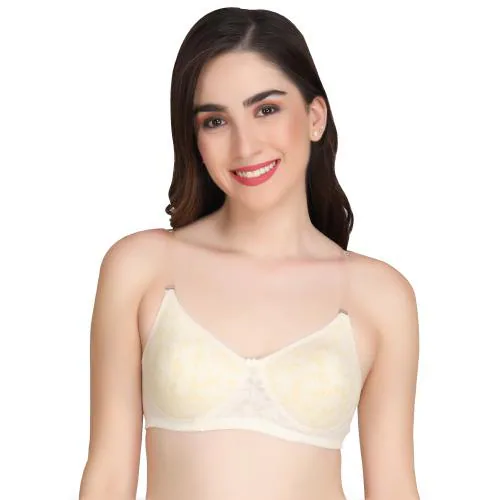 Liigne Transparent Strap Padded Bra For Women