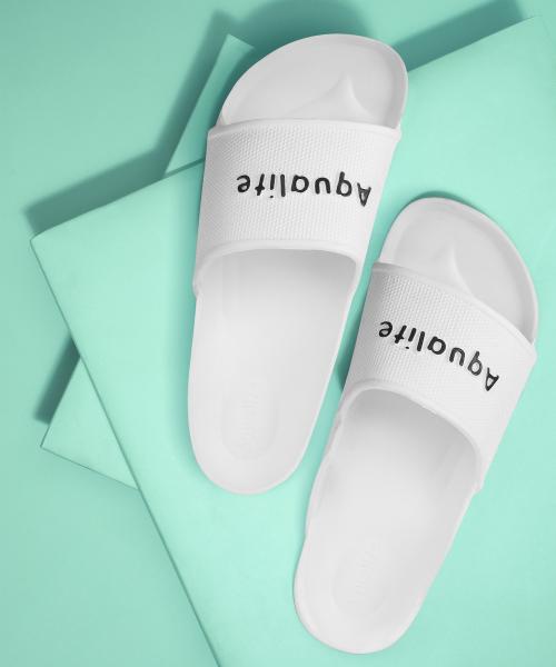Aqualite White Washable Sliders for Men