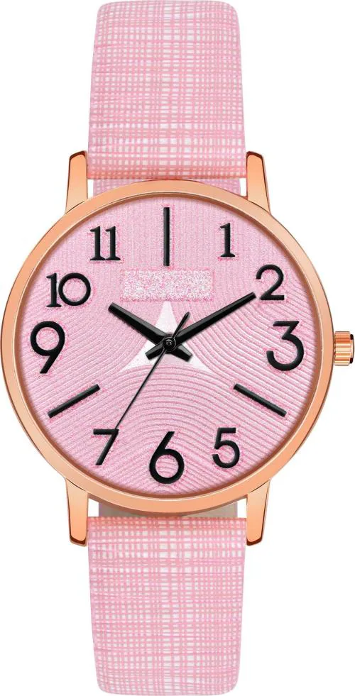 SPLAZOS Analog Pink Dial and Strap Wrist Watch for Girls