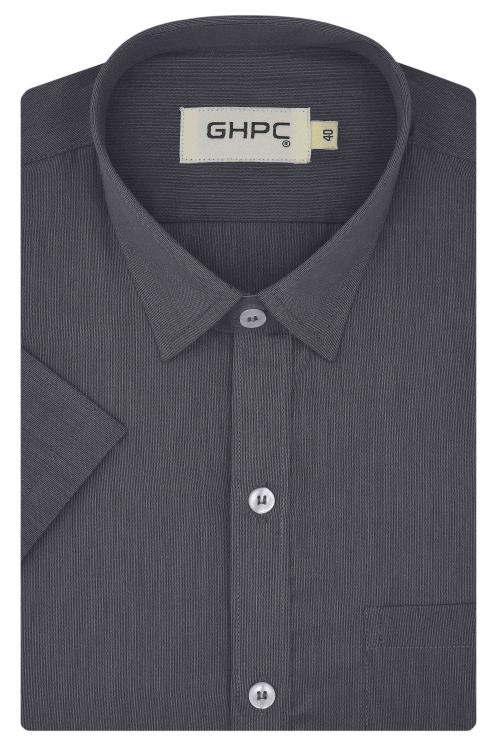 GHPC by Arihant Men's Plain Solid Half Sleeves Regular Fit Formal Shirt
