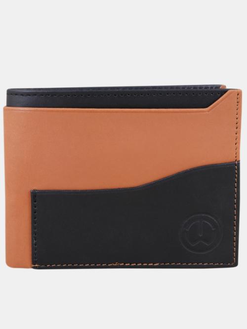 TnW Men's Genuine Leather Wallet(Multicolor)