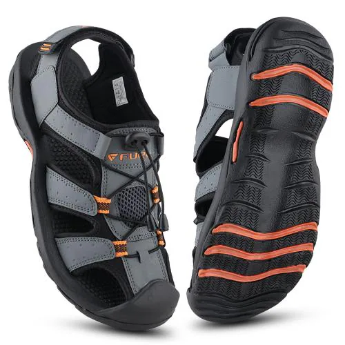 FUEL Fisherman Sandals for Men Comfortable & Lightweight, Flexible & Breathable Stylish Casual Sandals Protective Bump Toe Perfect Outdoor Beach Anti-Skid Sports Footwear For Gents.
